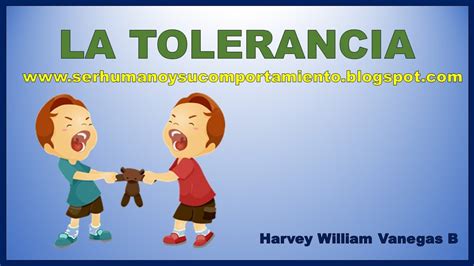 LA TOLERANCIA... PARA NIÑOS - YouTube