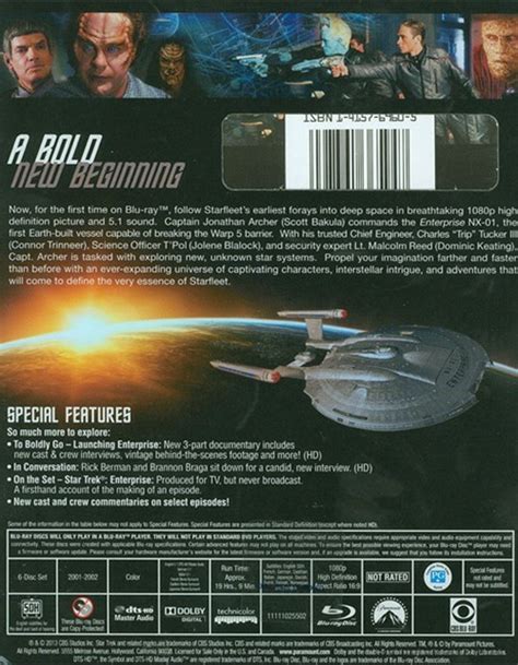 Star Trek: Enterprise - The Complete First Season (Blu-ray 2001) | DVD ...