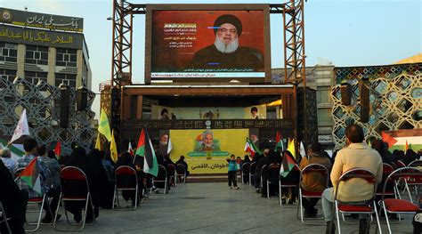 In anticipated speech, Hezbollah leader Hassan Nasrallah does not ...