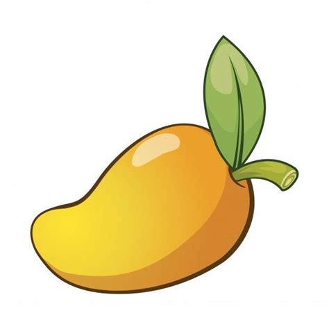 Mango cartoon icon Premium Vector | Premium Vector #Freepik #vector # ...