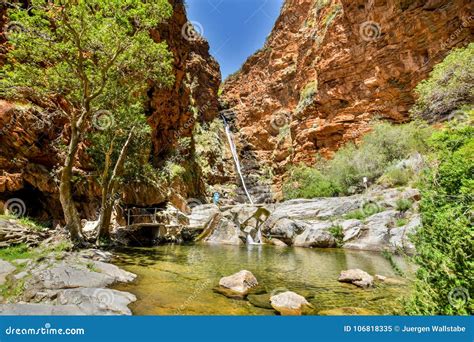 Stunning View of Meiringspoort Waterfall in the Swartberg Mountain ...