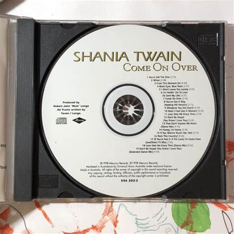 Shania Twain’s “COME ON OVER” album the cd is... - Depop