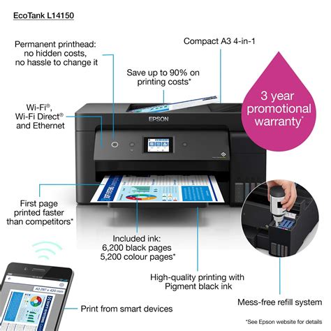 Epson EcoTank L14150 Wireless Printer/Scanner/Copier - Pc Zone Malta