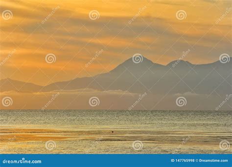 Sunrise on Kunashir island stock photo. Image of caldera - 147765998