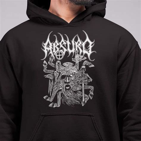 Absurd Band Hoodie, Absurd Asgardsrei Artwork Hooded Sweatshirt, Pagan ...