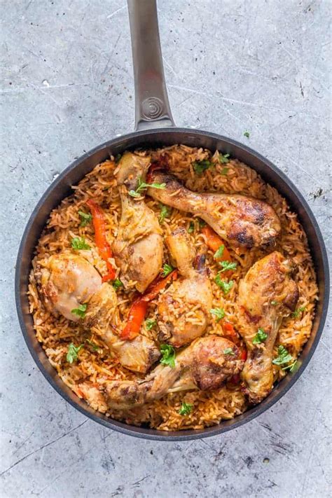 Chicken Jollof Rice African Recipe - Recipes From A Pantry