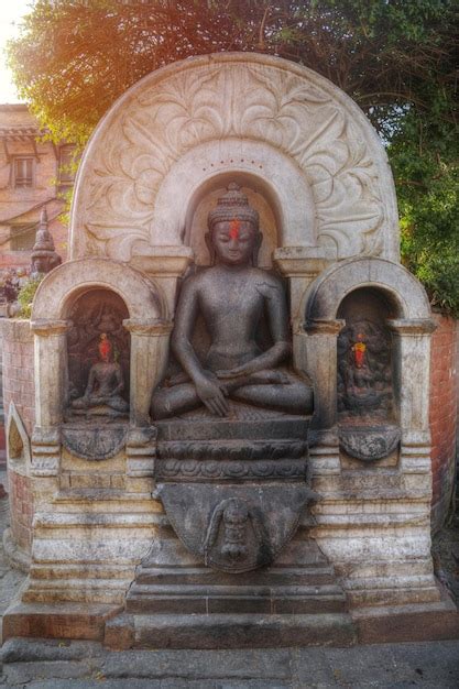 Premium Photo | Golden buddha statue