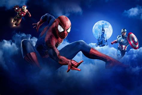 Download Captain America Iron Man Spider Man Comic Marvel Comics HD Wallpaper