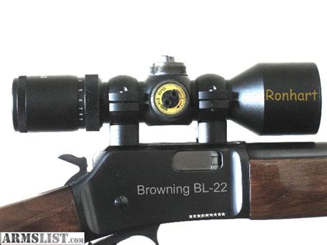 ARMSLIST - For Sale: 3-9x40B Mini-Scope Kit for Browning BL-22 Lever Action .22 Rifles