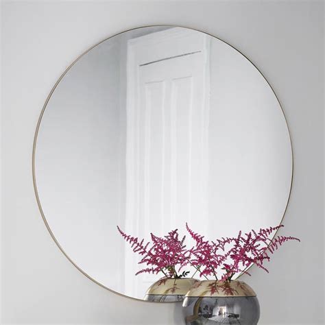 Elmira Round Mirror 100cm | Dunelm