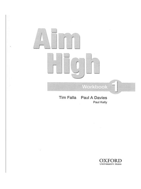 Aim High 1 Workbook