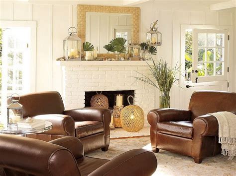 Home Improvement and Remodeling Ideas - Ferodoor.com | Living room leather, Brown living room ...