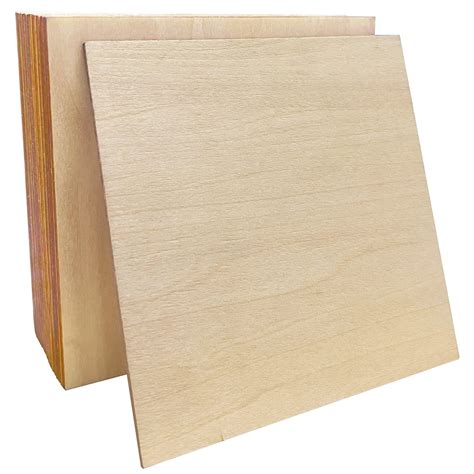 Buy 20 PCS Basswood Sheets 100x100x2mm,Unfinished Plywood Basswood Sheet,for Architectural Model ...