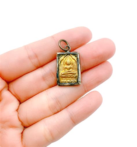 24K Gold Filled Sitting Buddha Gold Plated Charm Pendant, Sitting Buddha Charm, Rustic Buddha ...