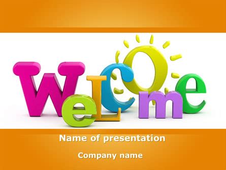 Welcome Presentation Template for PowerPoint and Keynote | PPT Star