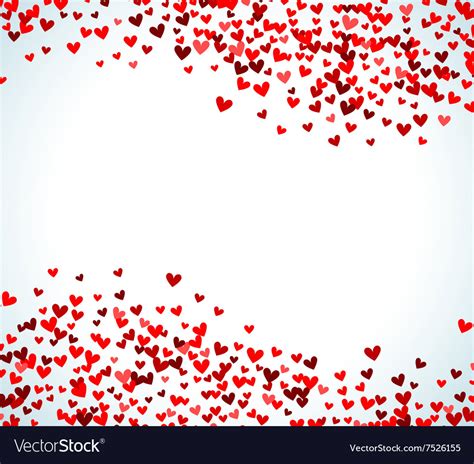 Romantic red heart background Royalty Free Vector Image