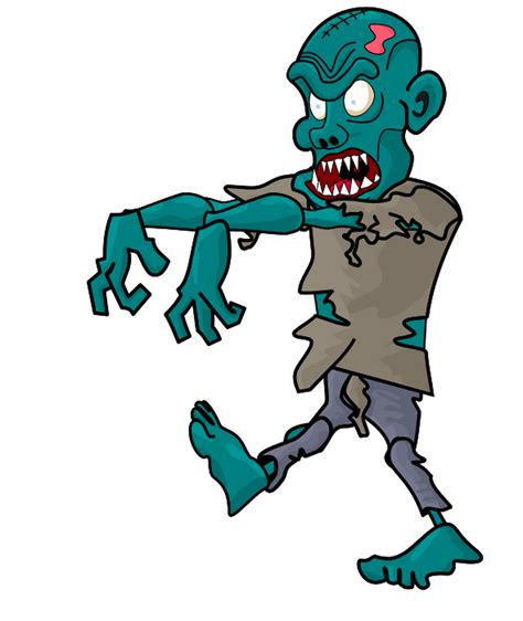 Green Zombie Cartoon 2D Sprite Asset by enkstudio