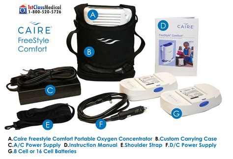 Caire Freestyle Comfort Portable Oxygen Concentrator Manual