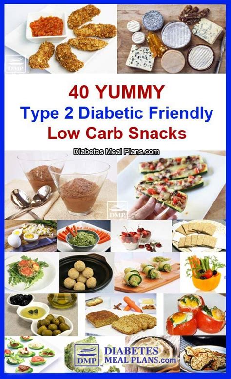 40 Low Carb Snacks for Diabetics