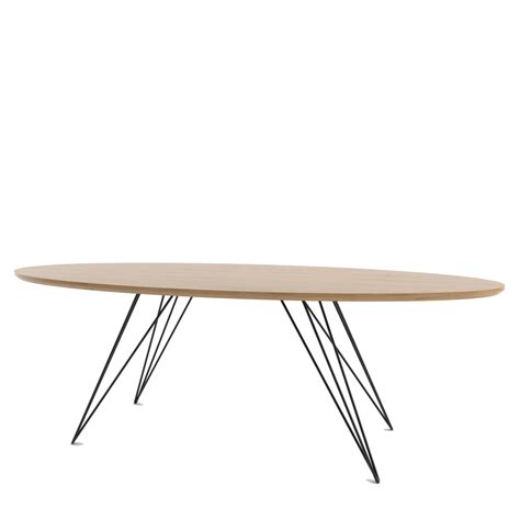 Buy Industrial Walnut Top Williams Circle Coffee Table | 212Concept