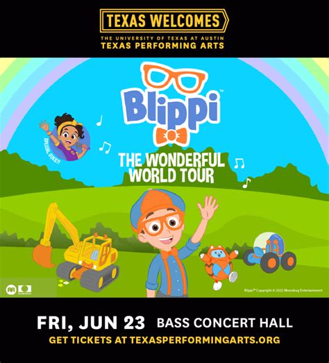 Blippi The Wonderful Tour in Austin at Bass Concert Hall