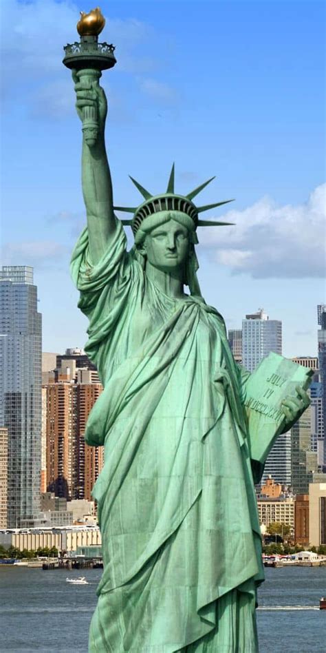 #6 The statue of liberty is a colossal structure located on liberty ...