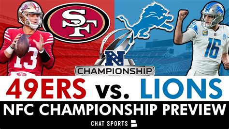 Lions vs. 49ers NFC Championship Preview: Prediction, Analysis, Injury ...