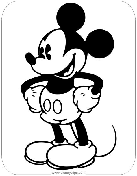 Mickey mouse coloring pages - metrogerty