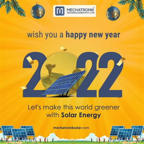 Happy New Year | Solar energy, Solar energy design, Renewable energy news