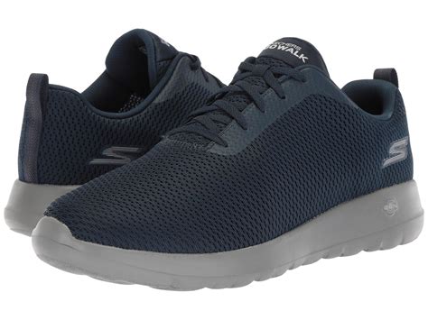 Skechers Synthetic Go Walk Max-54601 Wide Sneaker in Navy/Gray (Blue ...