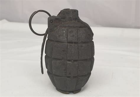 WW1 “Mills Bomb” No. 5 MK1 – British Hand Grenade - Sally Antiques