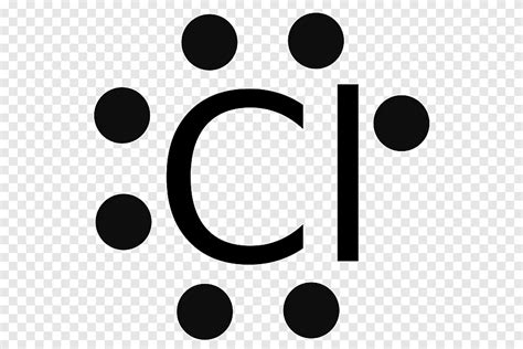 Lewisstructuur Chloride Chloride Electron Diagram, dot formule, atoom, zwart png | PNGEgg