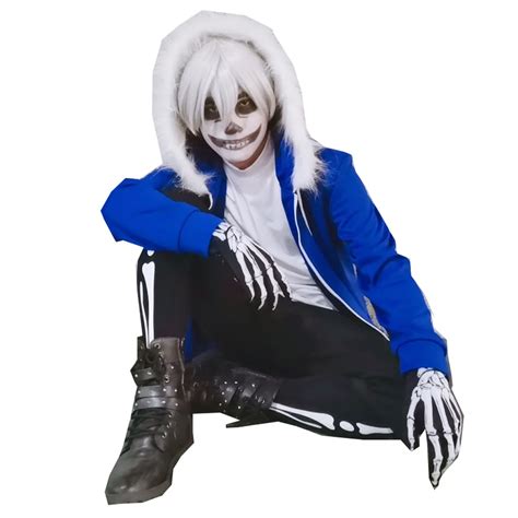 Sudadera-con-capucha-para-Cosplay-de-Undertale-Sans-capa-azul-con-esqueleto-disfraz-de-Halloween ...