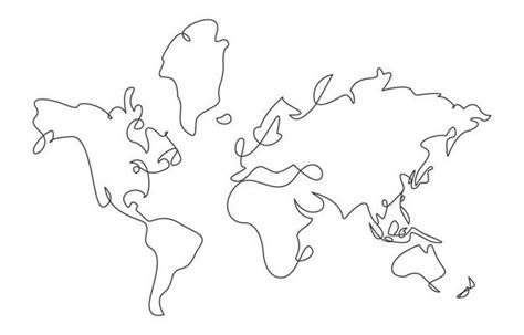 Continents Outline Vector Art, Icons, and Graphics for Free Download