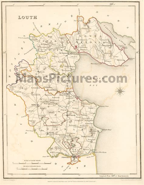 County Louth Ireland - Map 1837