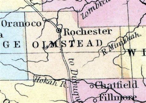 Olmstead County, Minnesota, 1857 | House Divided