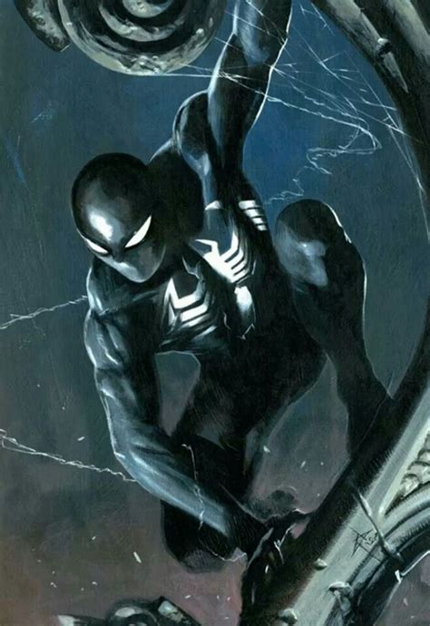 Another great black suited Spider-Man | Black spiderman, Magníficos, Marvel cómics