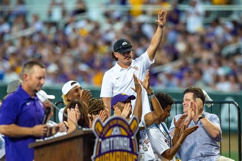 See photos form LSU Baseball Championship Celebration