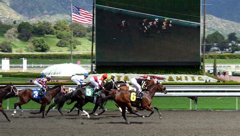 Santa Anita Race Track Photograph by Jeff Lowe - Fine Art America