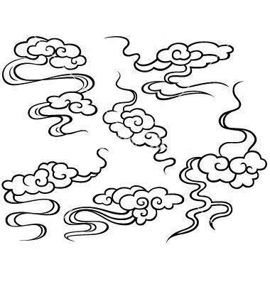 Smoke Drawing, Wave Drawing, Cloud Drawing, Smoke Art, Japanese Cloud Tattoo, Cloud Tattoo ...