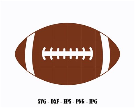 Football SVG Football Silhouette American Football Svg | Etsy