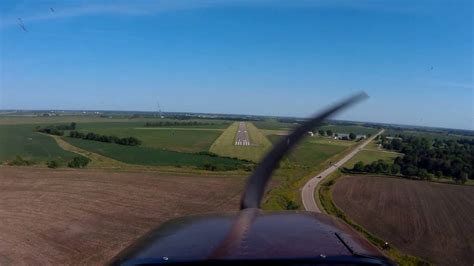 Cessna 150 Landing Runway 15 Mt Pleasant, Iowa (KMPZ) - YouTube