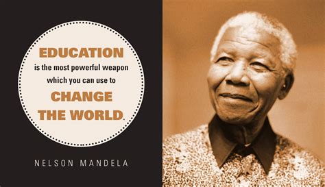 Nelson Mandela quote on education