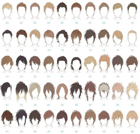 Male Anime Hairstyles Drawing at GetDrawings | Free download