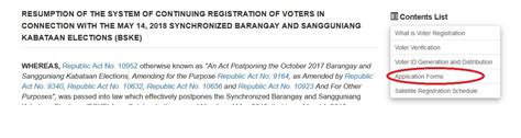 COMELEC Online Voter ID Card Registration Philippines – www.statusin.org