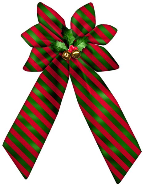 Christmas Striped Bow PNG Clipart | Imágenes navidad | Pinterest | Christmas bows, Bows and Bow clip