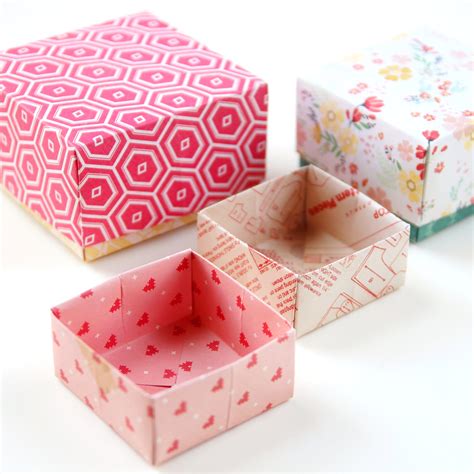 HOW TO FOLD AN ORIGAMI GIFT BOX. — Gathering Beauty