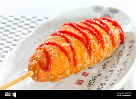 Deep Fried Hotdog High Resolution Stock Photography and Images - Alamy