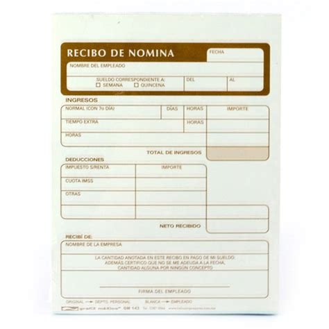 Arriba 25+ imagen recibos de nomina office depot pegaso - Abzlocal.mx