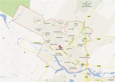 Uitenhage Map